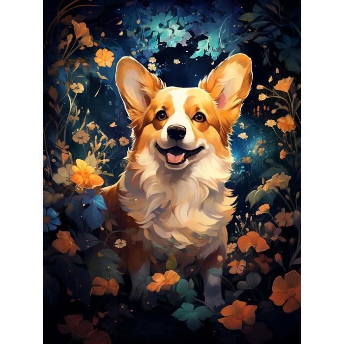 CHOSIGHT 5D Kit De Broderie Diamant Chat - DIY Peinture Complète Avec