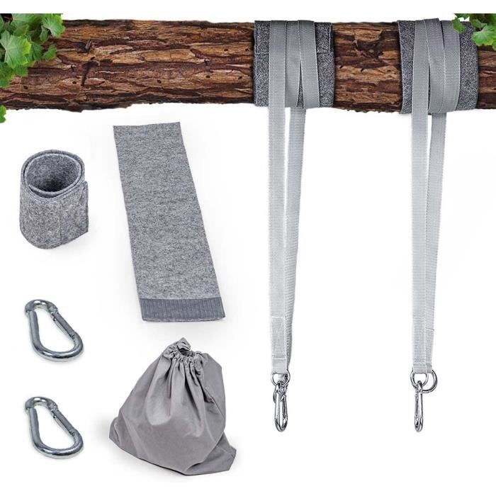 Attache Balancoire Arbre Fixation Balancoire Exterieur Sangles pour Balancoire Matériel de