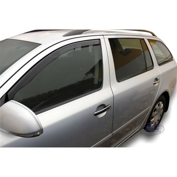 Déflecteurs D'Air Heko Compatible Toyota Verso 2009-2018 - 2 Pièces Fumés