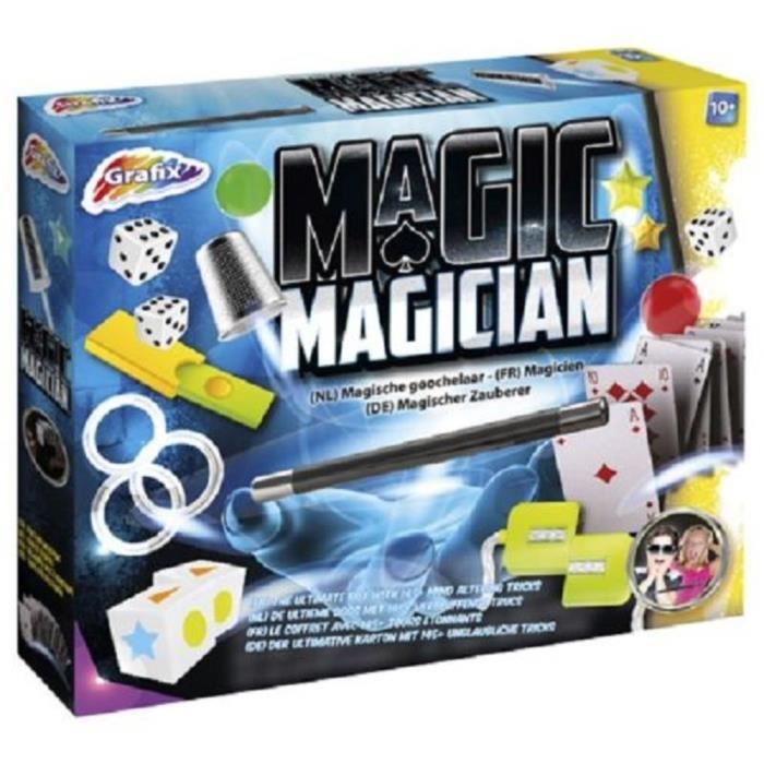 Coffret de magie MAGIC MAGICIAN 150 tours de magie jeux magicien ...