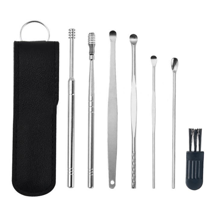 Set Cure-dents + Nettoyeur D'oreilles En Argent Sterling 925 - écologique Et élégant