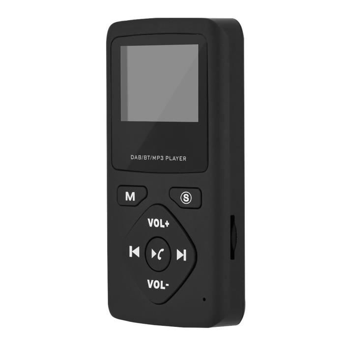 Pocket FM Radio Lecteur DAB / DAB + Récepteur radio numérique Bluetooth