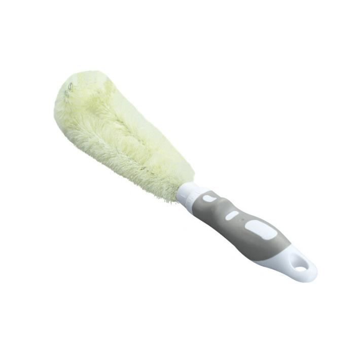 Brosse De Nettoyage Rétractable Avec Long Manche - Pour Joints, Rails, Gouttières, Poils En Nylon, Longueur Jusqu'à 36 Cm