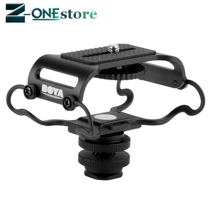 Support Antichoc Universel Métal Pour Microphone à Condensateur Grand Diamètre - Noir, 48-51mm