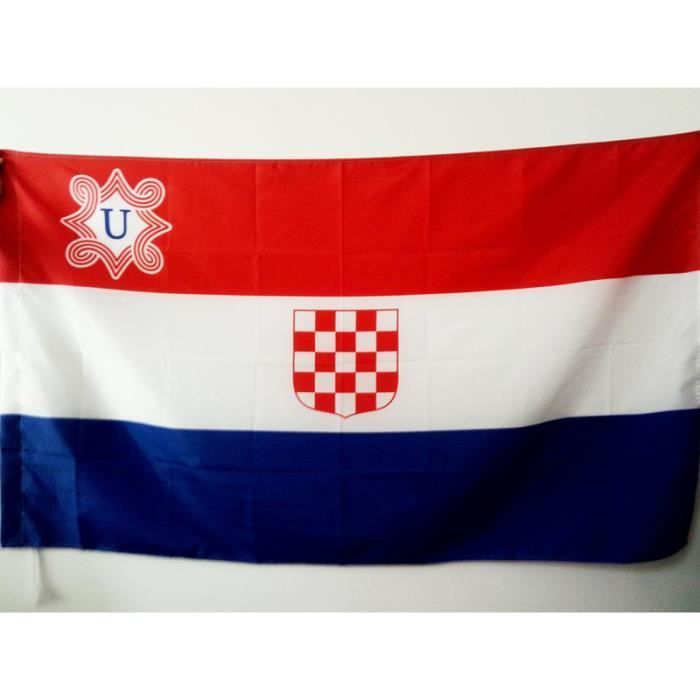 Drapeau Etat Independant De Croatie 1941 1945 150x90cm Cdiscount