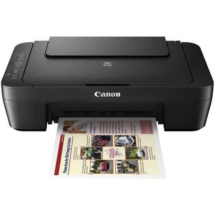 Canon Imprimante Multifonction Wifi A4 3 En 1 Pixma Mg3050 Jet D
