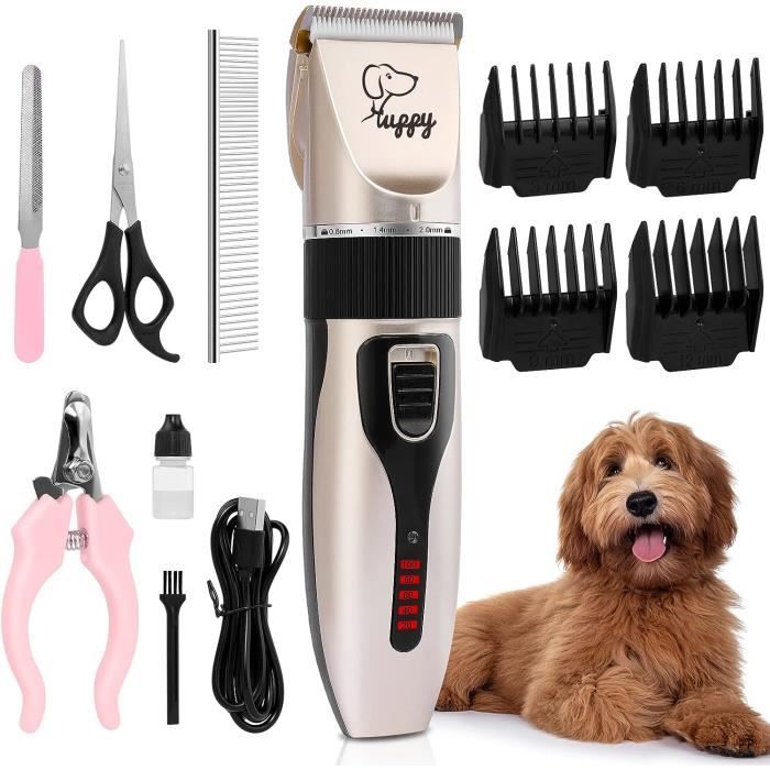 Tondeuse sans Fil Silencieuse 10W Chien