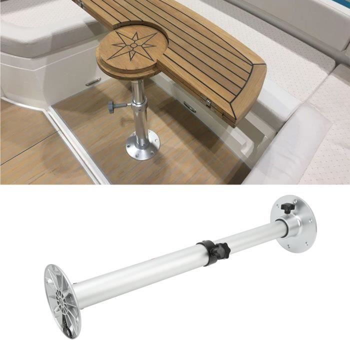 Support De Table Pour Camping-car Et Caravane – Base Alu Chromée, Montage Rapide