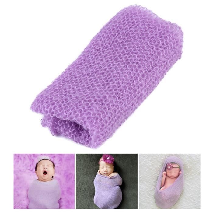 Bonnet bébé pêche fait main au crochet - accessoire photo nouveau-né - France