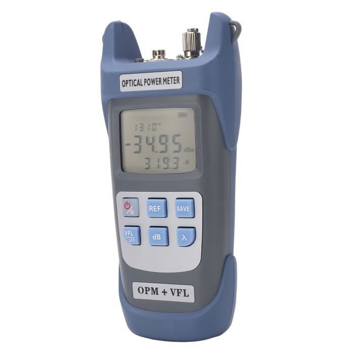 Source Lumineuse Fibre Optique Portable - Longueurs D'Onde 1310 Nm Et 1550 Nm - Connecteur 2,5 Mm Universel - 4