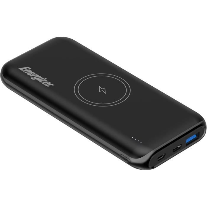 Power Bank - ENERGIZER - QE10009PQ - 10000mAh - Lithium-polymère - Double entrée USB A