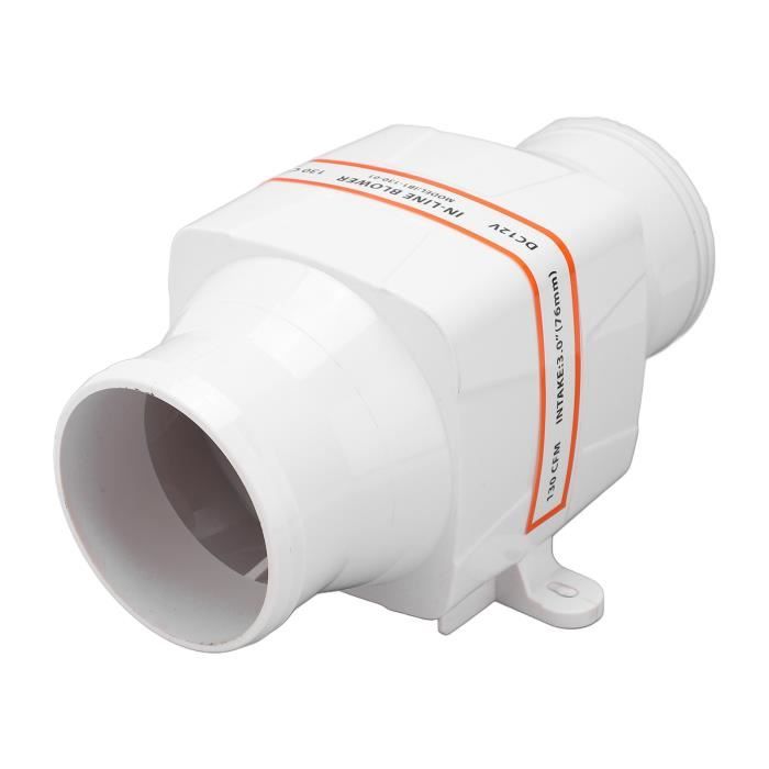 Ventilateur Marin 76 Mm Pour Cale De Bateau - Faible Consommation - Montage Vertical/horizontal - Plastique ABS Résistant - 10