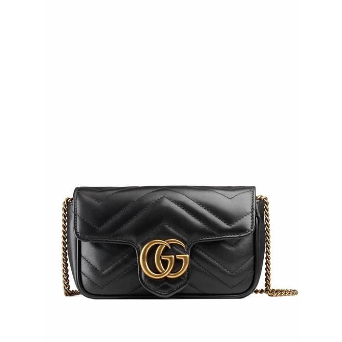 Sac gucci top femme noir