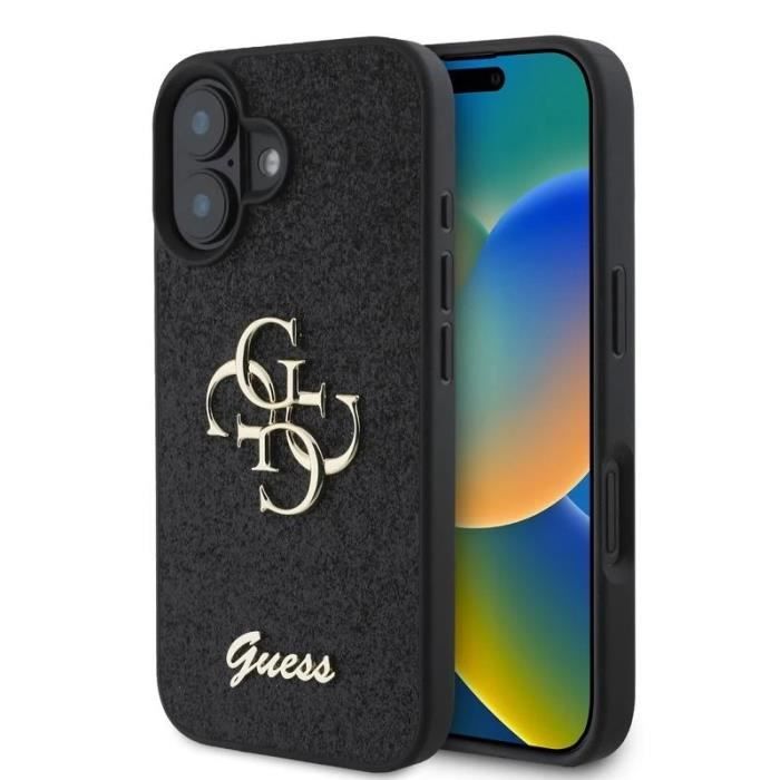 Coque Souple GUESS iPhone 16 Couleur Matière TPU - vue 2