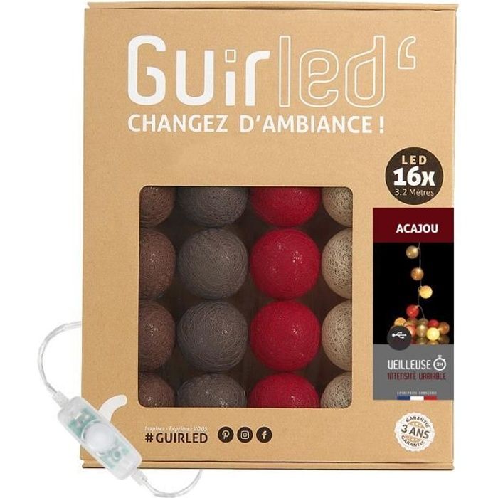 guirlande lumineuse boules