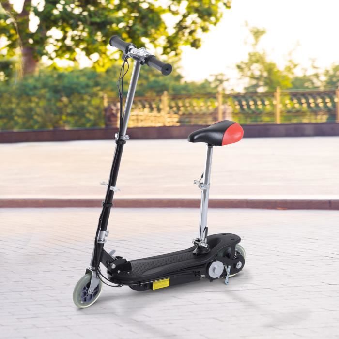 Wayride Trottinette électrique Pliable 60L Noir et rouge