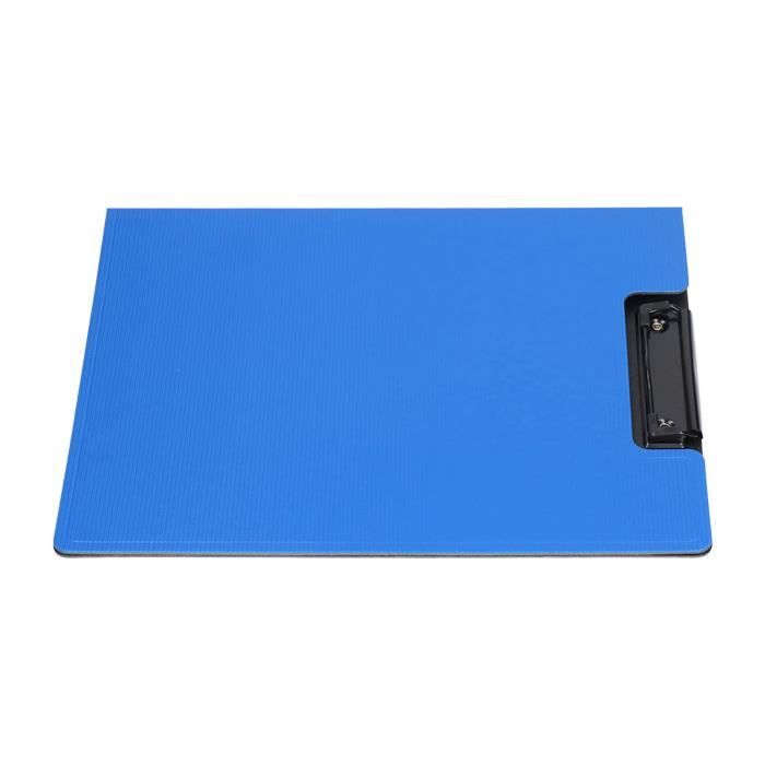 Lot De 4 Presse-Papiers A6 Plastique Coloré – Rouge, Orange, Jaune, Vert – Avec Clip Métal Et Anneau De Suspension, Format 15x10 Cm