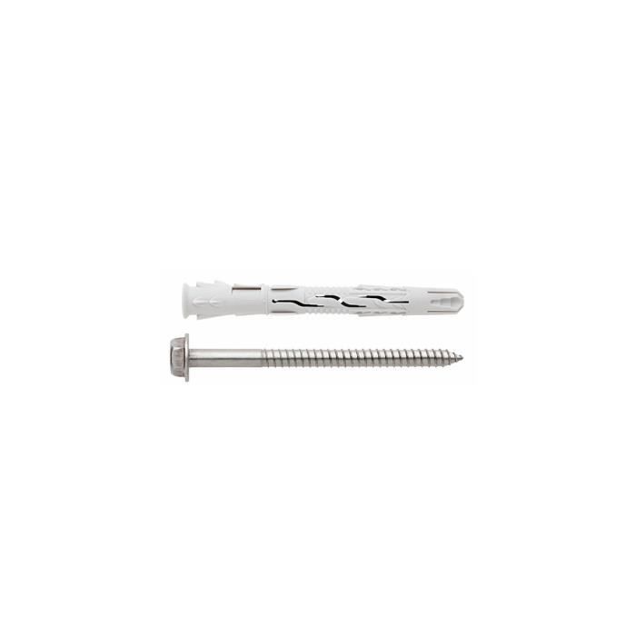 Lot Vis bois tête ronde fendue inox A4 Ø 5 X 30 MM X5