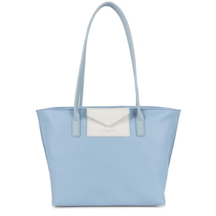 Sac cabas paule Zipp e M Maya Lancaster 517 29 Bleu Ciel Ivoire
