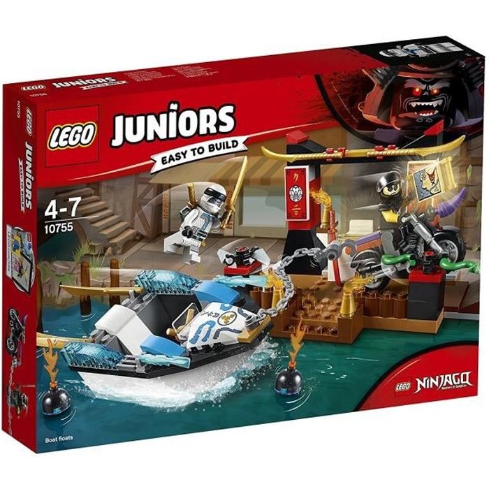 Acheter LEGO® Juniors NINJAGO 10755 La poursuite en bateau de Zane Reconditionné - 45,00 € LEGO® Juniors NINJAGO 10755 La poursuite en bateau de Zane Reconditionné - Lego reconditionné disponible sur Cdiscount Seconde Vie