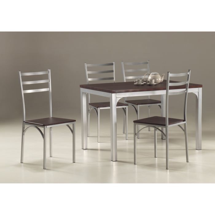 Ensemble table de cuisine et 4 chaises LOIRE  Cdiscount Maison