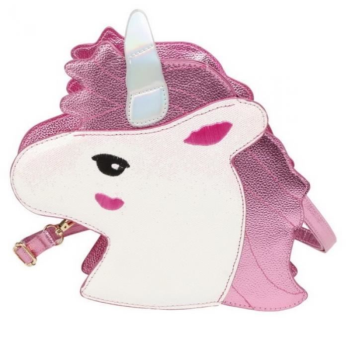 Petit Sac A Main Petite Fille Licorne Paillettes Sac