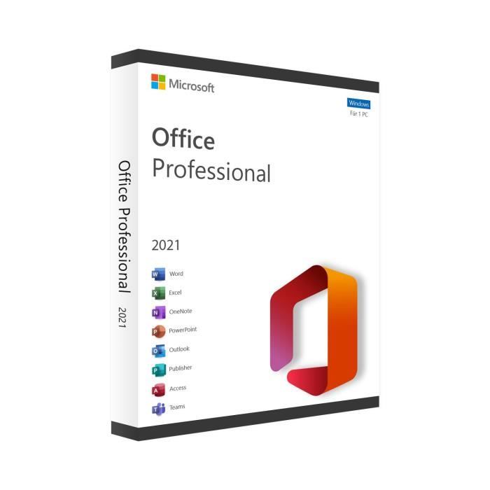 Microsoft Office 2021 Professionnel Plus – Clé licence à télécharger avec Facture