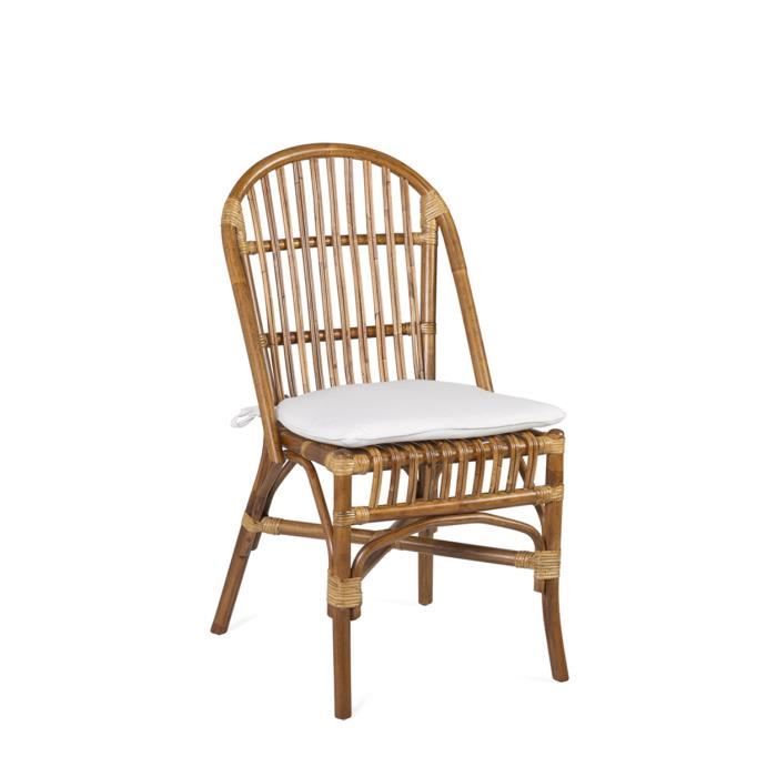 sidney - chaise en rotin naturel 48 x 60 x 94