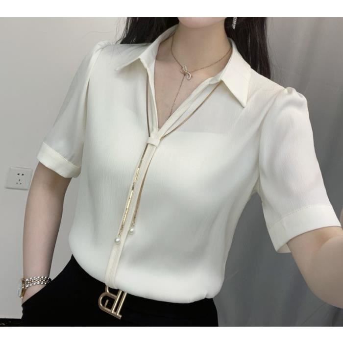 Col de chemise femme outlet