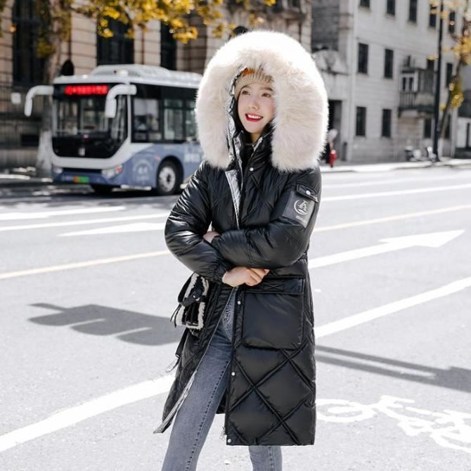 Manteau Femme Mode mi long Ample Nouvelle arrivee Plus velours