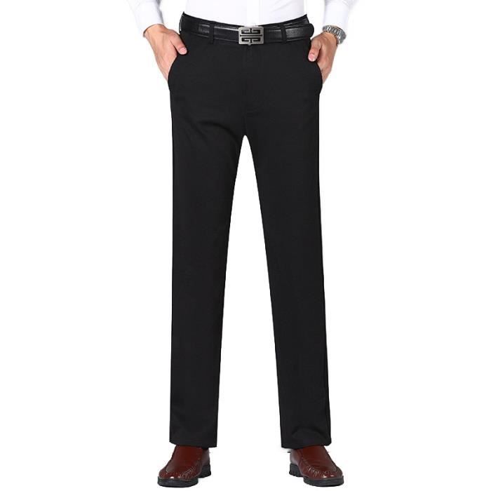 Pantalon pince noir homme new arrivals