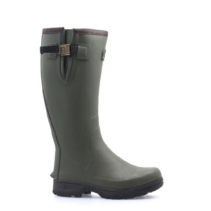 Bottes de chasse Rouchette Veneur Neo Caoutchouc souple et