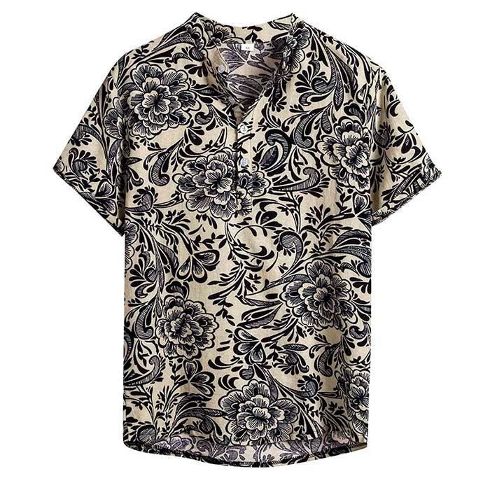 T-shirt d'été décontracté et respirant à manches courtes pour homme, imprimé en 3D