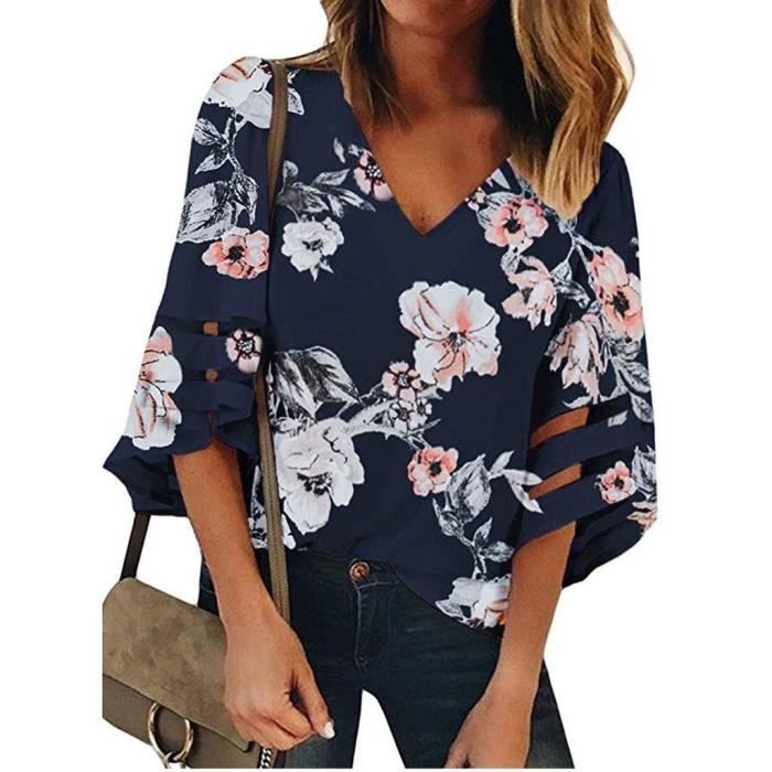 Blouse fluide femme manche courte outlet