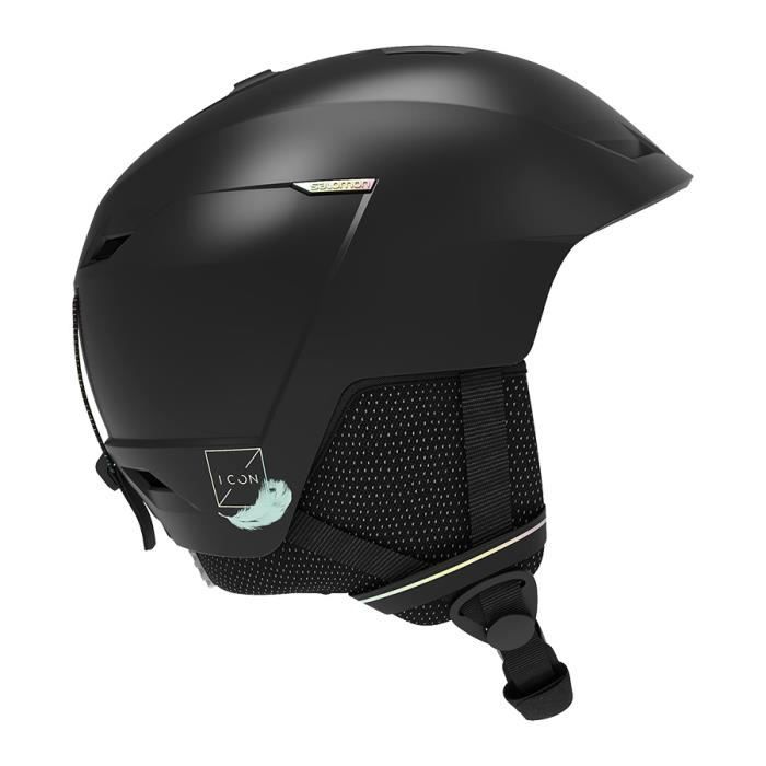 Casque De Ski/snow Salomon Icon Lt Black Femme