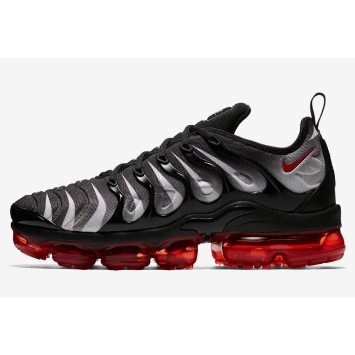air vapormax plus noir rouge Nike Air Vapormax Plus Chaussure pour Homme Femme NOIR ROUGE ...