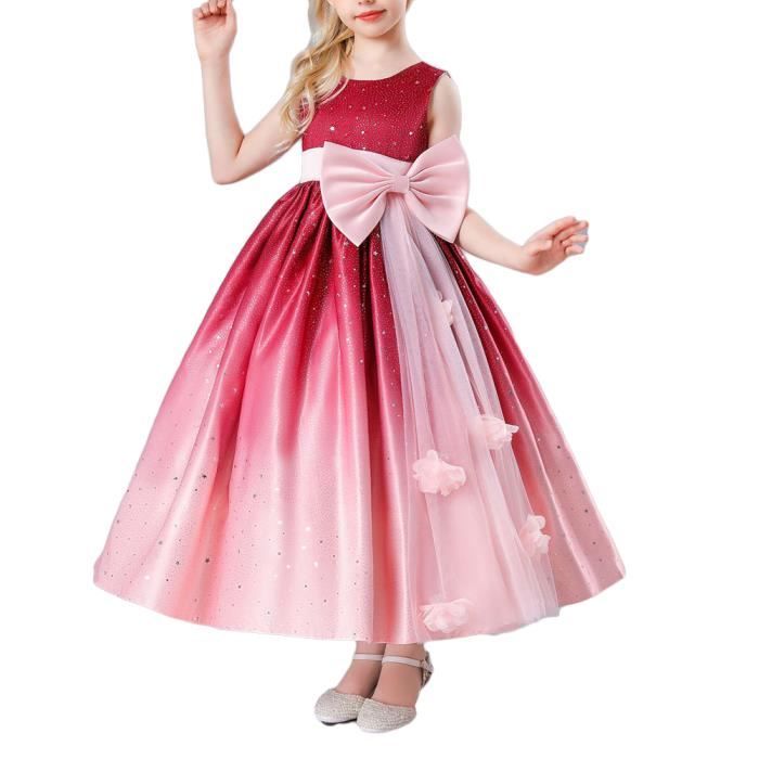 Vetements Et Accessoires Pour Enfant De 2 A 16 Ans Vetements Pour Fille De 2 A 16 Ans Vetements Et Accessoires Kid Fleur Filles Robe Longue Robe De Bal Mariage Parti Demoiselle
