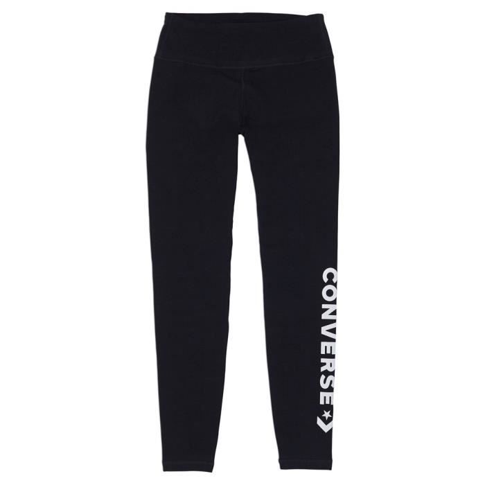 Pantalon Femme CONVERSE 10020878A01 Noir Taille standard