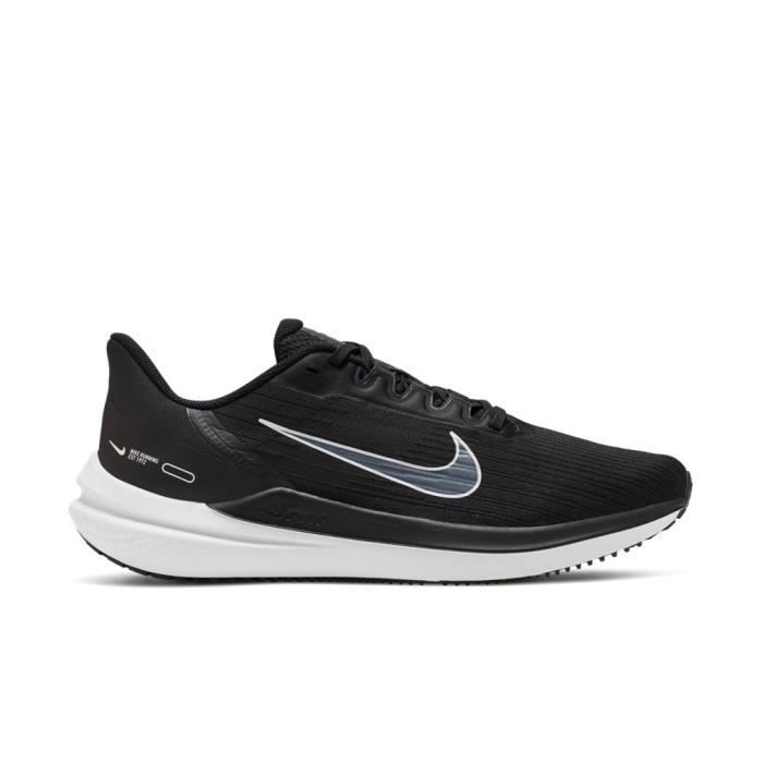 Nike Baskets NIKE Air Winflo 9 Noir - Homme/Adulte - Synthétique - Plat - Lacets