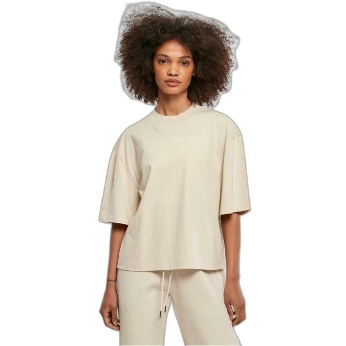 T shirt femme Urban Classics Organic Oversized beige S Beige