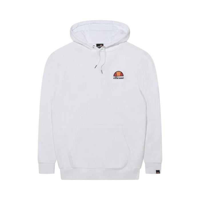 Ellesse Sweatshirt Homme uni Blanc Cdiscount Pr t Porter