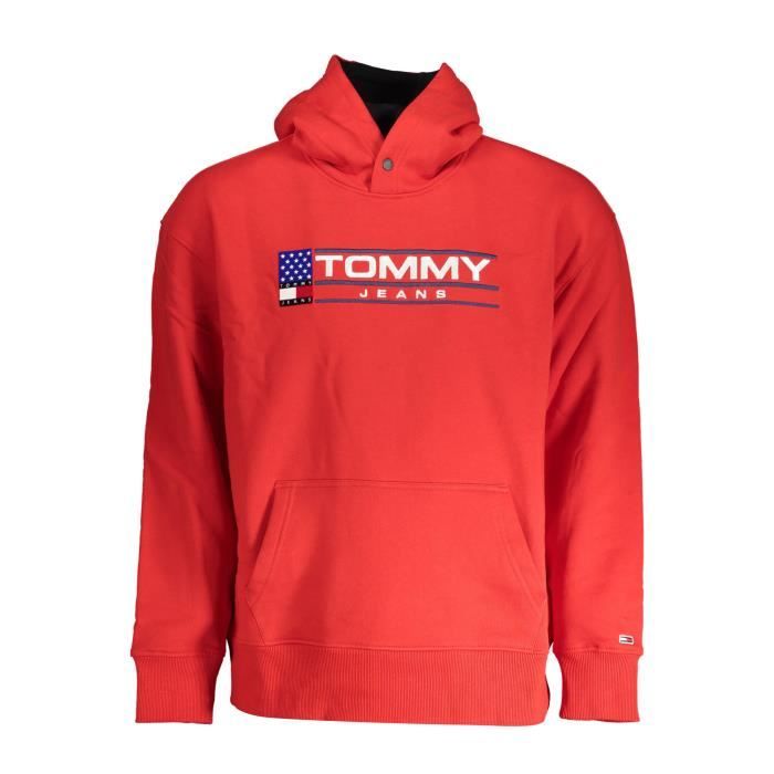 Pull tommy hilfiger rouge homme online