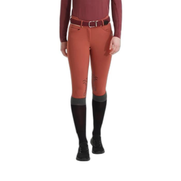 Pantalon Culotte D'équitation Horze Femme, Taille 26, Ella, Marron, Genouillères, Neuf