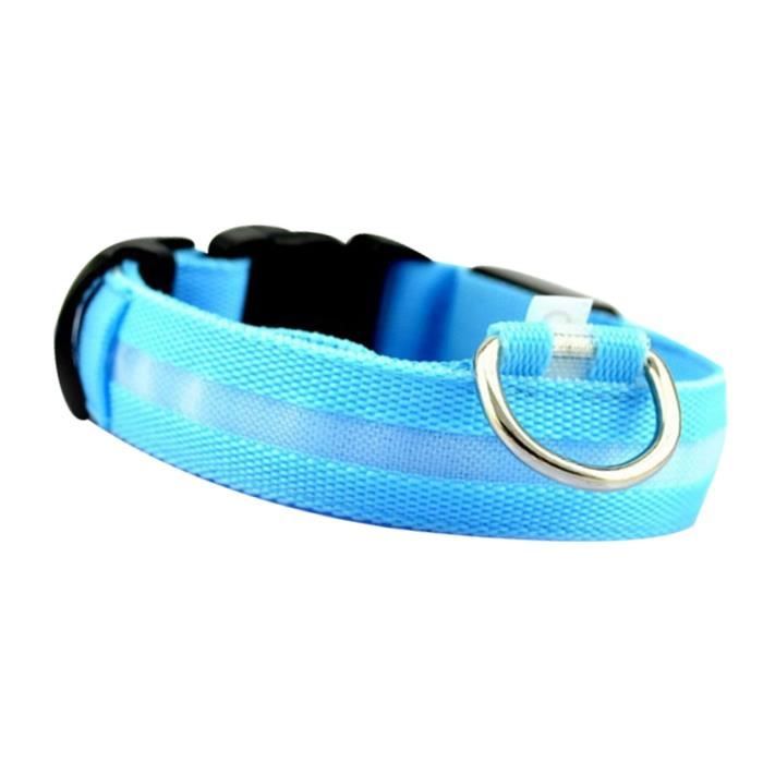Meilleurs prix pour Collier LED pour chien - MXZZAND - 21 cm - Rechargeable USB - Étanche - 3 modes d'éclairage