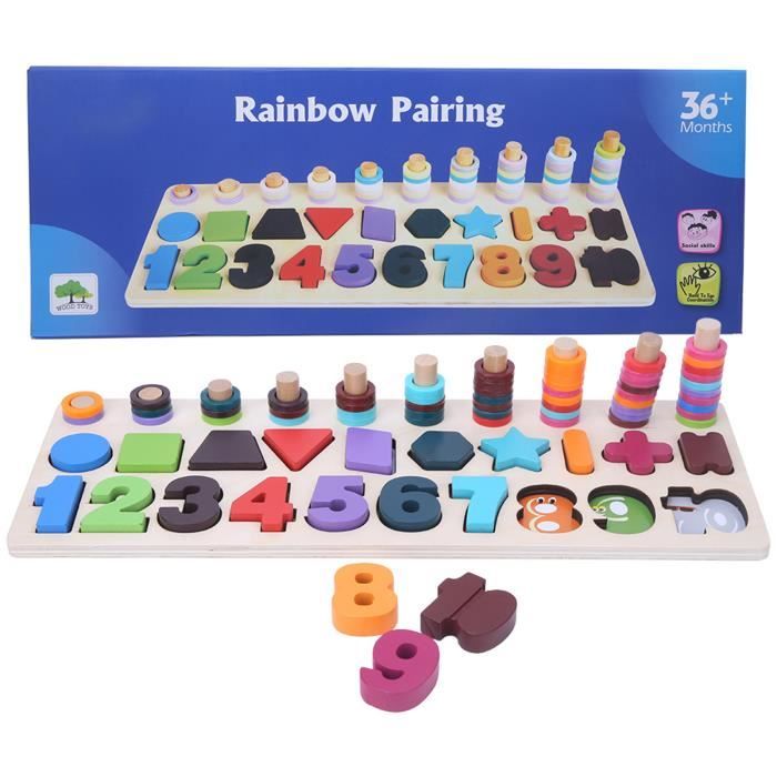 Casse-tête En Métal 15 Pcs Set Jouets Dintelligence Éducative Jouet