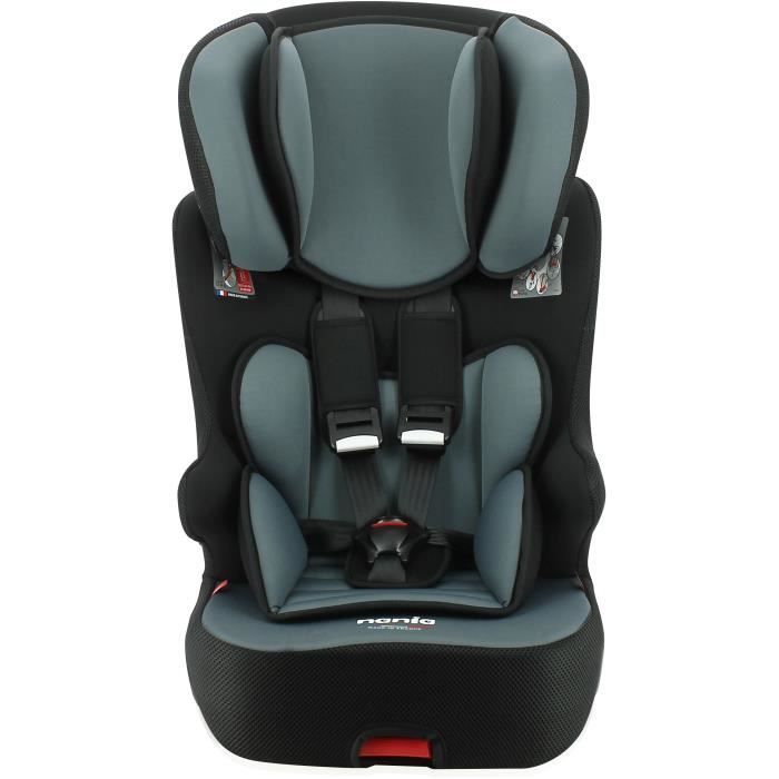 Siège auto NANIA RACER - Isofix - Groupe 1/2/3 (9-36Kg) - Têtière réglable  en hauteur - Access gris - Fabriqué en France - Achat / Vente siège auto  SIEGE AUTO RACER ISOFIX GRIS - Cdiscount