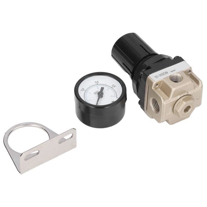 Régulateur De Pression D'air AR2000 Qiilu - Manomètre Pour Compresseur, Vanne Réducteur G1/4, 0.05-1 MPa - 12