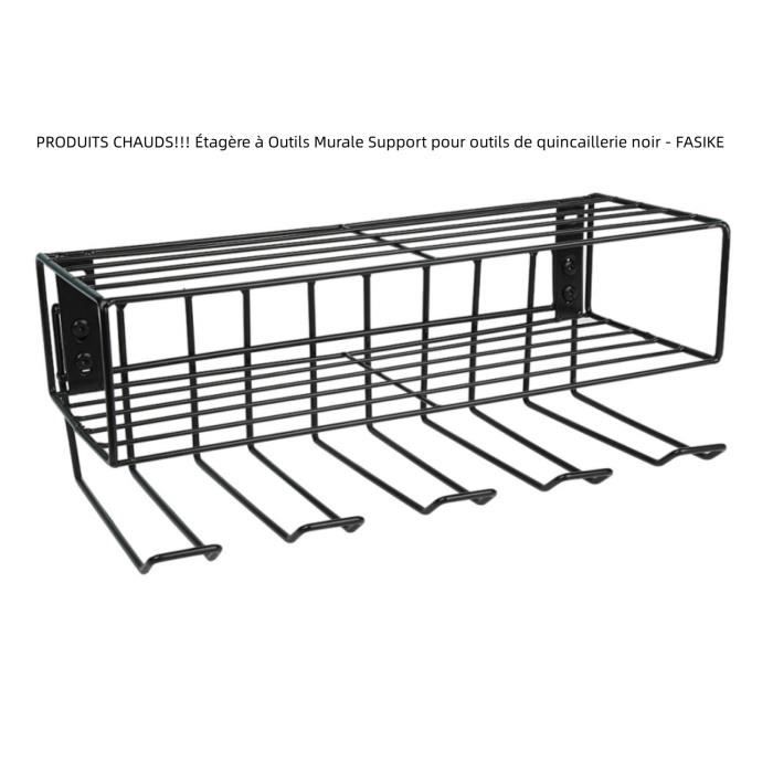 Jellybibo Étagère Murale à Outils à 1 Niveau, étagère à Outils, Support