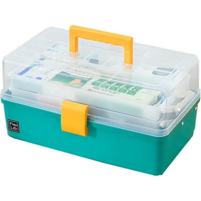Calogy Boîte de rangement multifonctionnelle en plastique avec