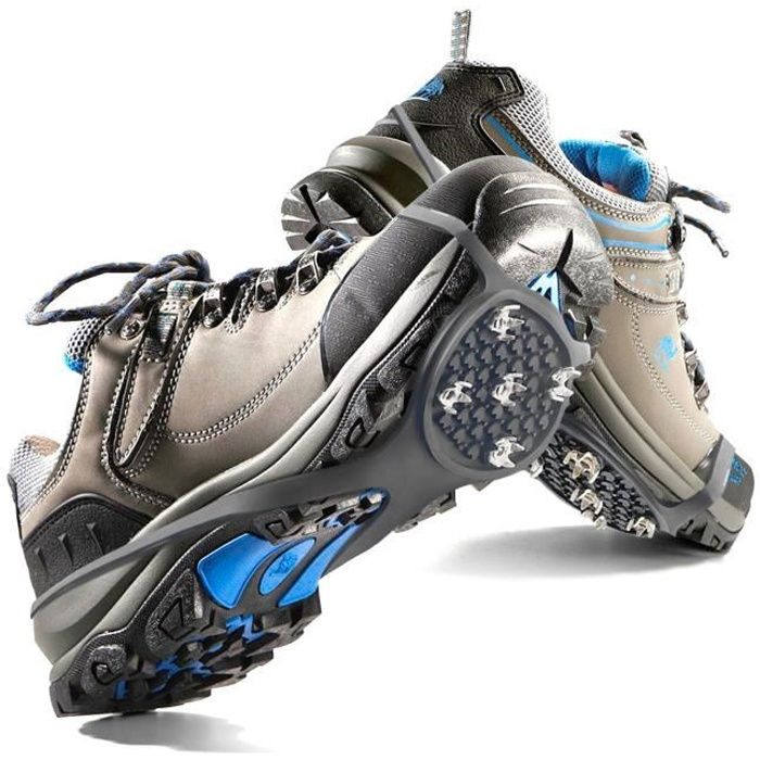 Semelle antidérapante TD® Convient aux pointures 36 à 46 Avec crampons antidérapants Convient pour marcher sur la neige et la glace